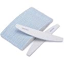 25 Pieces 180/240 Grit Nail Files for Natural Nails, Fingernail Files Double Sided Emery Boards for Nails
