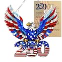 250 Anniversary USA Christmas Ornament, Christmas in July Decorations