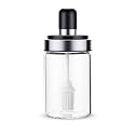 250 ml Seasoning Spice Food Pickle Storage Glass Jar With Attached Lid With Air Tight, Kitchen Organizer Jars Glass - 300 ml (1ps - New Spoon Jar)
