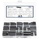 SAE Roll Pin Set, 250 Pcs Roll pin Assortment, Slotted Spring Pins