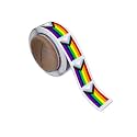250 Progress Pride Daniel Quasar Rainbow Rectangle Flag Stickers for Gay, Lesbian, Transgender, LGBTQ Awareness, Parades &amp; Events - Progress Pride Decals