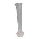 250ml Polypropylene Measuring Cylinder – Hexagonal Base, Clear Graduations, Chemical Resistant – for Laboratory Use (Pack of 1)