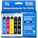 Remanufactured Replacement for Epson 252XL Use for WF-7710 5 Pack