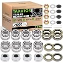 25580 14125A Trailer Bearing Kit 4 Sets 5200-7000LB Seals Nuts