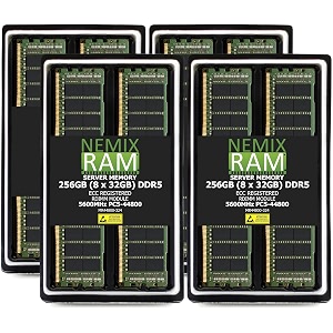 256GB 8X32GB DDR5 5600MHZ PC5-44800 2Rx4 1.1V