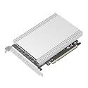 256Gbps 4-Port M.2 NVMe SSD RAIDs Controller Card Slot for PCIe X16 to M.2 NVME SSD Expansion for Computer