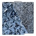 257x257mm Camouflage &amp; Ripple PEY Build Plate for 3D Printers, Compatible with Bambu Lab X2D/P1P/P1S/P2S/X1/X1C/X1E/A1, Double Sided Spring Steel Magnetic Bed