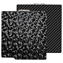 257x257mm PET PEO Double Side Build Plate for Bambu Lab X2D/P2S/X1C/X1/X1E/P1P/P1S/A1, Smooth Diamond PEO+Carbon Fiber PET Spring Steel Sheet Plate for Bambu Labs 3D Printer