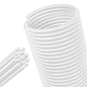 25FT Backer Rod 1/2 Inch Diameter Rubber Caulk Concrete Expansion Joint Filler White Saver Weather Strip Seal for Gaps and Joints Concrete Filling (1/2 Inch x 25FT)