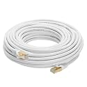 25FT White SFTP CAT7 Gold Plated Shielded