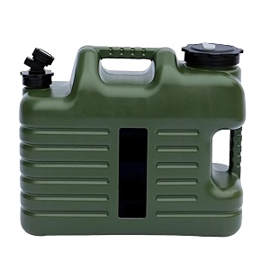 hukimoyo 25l camping water can with tap portable camping picnic hiking camping water tank storage container for travelling big water can with tap camping water container