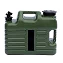Hukimoyo 25L Camping Water Can with Tap Portable Camping Picnic Hiking Camping Water Tank Storage Container for Travelling Big Water Can with Tap Camping Water Container
