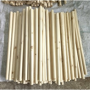 25mm 2 feet wooden stick wooden dowel rod smooth finish round wood stick premiume quality for wall hanging macram plant hanger tapestries home dcor art amp craft diy projects