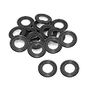 25PCS M12 Car Oil Drain Plug Gasket, Rubber Crush Washer Sealing Gasket, Automotive Engine Oil Crush Washers Replacement Accessories, Universal for SUV, Truck, RV and More (M12)