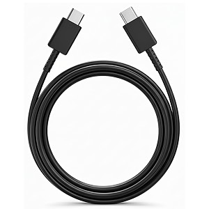 hanycony 25w rapid usb c to c pd 30 fast charging cable for samsung galaxy f series f16 f06 f05 f14 f55 f56 f23 f42 f15 f34 f54 f13 f12 original charging speed black