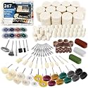 267PCS Polishing Buffing Wheel Kit Replacement for Dremel