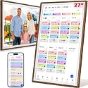 27" Digital Wall Calendar with Chore Chart, Touchscreen &amp; Family Planner