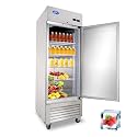 27" W Commercial Upright Refrigerator, 23 Cu.Ft, 4 Shelves, ETL/DOE