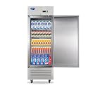 27" W Commercial Refrigerator, 23 Cu.ft Reach-in Stainless Steel Refrigerator, Single Door Upright Fan Cooling for Restaurant, Bar, Home, Shop, and Business(Equip 4 Shelves)