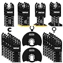27Pcs Universal Wood Metal Oscillating Multitool Quick Release Saw Blades