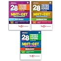 28 Years MHT CET Previous Years Questions Papers for 2027 Exam | MHT-CET Physics Chemistry Biology PSP Chapterwise & Topicwise 14000+ MCQs | Solved Papers 1999 to 2026 | Study Techniques | Set of 3
