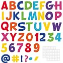 270Pcs 3In Bulletin Board Paper Letters and Numbers, Capital Letters, Numbers, Punctuation Card Stock Punch Out Letter for Classroom Poster Bulletin Board Window Door Home Decor Mailbox Sign, Colorful