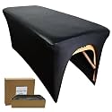 28" Wide PU Leather Lash Bed Cover, Waterproof Massage Table Protector