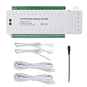 28 Channel 9 Modes LED Motion Sensor Stair Light Controller Automatic Stairway LED Controller Stair LED Light Motion Sensor Speed Brightness Adjustable (28 Channels)