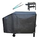28 inch Blackstone Griddle Cover，600D Heavy Duty Waterproof Anti-UV Canvas Flat Top BBQ Cover for Blackstone 28'' Outdoor Cooking Gas Grill Griddle Station,