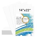 28 Pcs 14" x 22" Poster Board White Poster Board Paper Bulk 250 GSM Thickness Vision Boards Smart PosterBoard for Drawing School Arts Craft Projects Presentations Scrapbooking Blank Graphic Display
