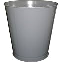 28-Quart 7-Gallon Commercial Metal Wastebaskets – Case of 6 – Durable Institutional Use – Office, Clinic, or Public Facility
