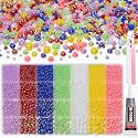 28 Types Flatback Pearls for Crafting, Blue Purple 3-8mm Pearl Crafts Kit