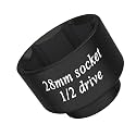 28mm oil filter Socket, wrench 1/2 drive,CR-MO, for Dodge Ram 6.7 Cummins Oil filter/Fuel Filter Canister cap, also other vehicle 28mm oil filter removal tool