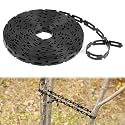 29 Ft Plastic Chain Lock Tree Tie, 1/2" Wide Adjustable Tree Support Straps for Staking Flexible Reusable Cable Plant Tree Ties for Leaning Tree Garden Accessories