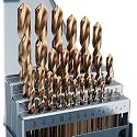 29Pcs(1/16"-1/2") Cobalt Drill Bit Set M35 HSS Jobber Length