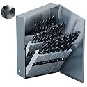 29Pcs(1/16"-1/2") Cobalt Drill Bit Set M35 HSS Jobber Length