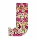 2FT DIY Mosaic Balloon Letter J Frame, Fillable Party Backdrop Decor