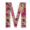 2FT DIY Mosaic Balloon Letter M Frame, Fillable Party Backdrop Decor