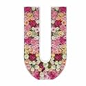 2FT DIY Mosaic Balloon Letter U Frame, Fillable Party Backdrop Decor