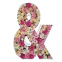 2FT DIY Mosaic Balloon Letter &amp; Frame, Fillable Party Backdrop Decor