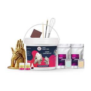 2gm hand casting kit family molding  casting powder box white  golden color