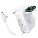 2in1 iWatch Charger, 36W Retractable Charger for iPhone iWatch,Travel Wall Charging Block Compatible with iPhone 16/15/14/13/12/11 iWatch