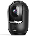 Cloarks 2K Pan/Tilt Security Camera, WiFi Indoor Cameras for Home Security with AI Motion Detection, Pet/Dog/Baby Camera with Phone App, 2-Way Audio, 24/7, Siren, TF/Cloud Storage，Black