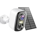 MISECU 2K Security Cameras Wireless Outdoor, WiFi Cameras for Home Security with Solar Panel, Spotlight Color Night Vision, AI Motion Detection, Siren Alarm, 2-Way Talk, IP66, Cloud/SD Storage