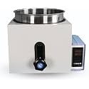 2L/3L/5L Digital Lab Oil and Water Bath, Lift Type Digital Oil Bath, Stainless Steel Inner Tank and Heating Tube, PID Intelligent Room Temperature Control to 250℃ for Chemistry(3L)