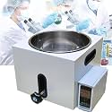 2L/3L/5L Lift Type Digital Laboratory Water Bath, Lab Oil and Water Bath, Stainless Steel Liner, PID Intelligent Room Temperature Control to 250℃, for Chemistry(3L)