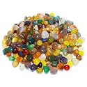 2Lb Pebbles for Indoor Plants, Vase, Succulent, Bamboo, 1/3" Plant Rocks for Pots Indoor, Small Decorative Colorful Agate Stone for Home Decor, Highly Polished