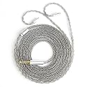 2M Extra Long MMCX IEM Cable, in Ear Monitor Replacement Earbuds Earphone Cable, KBEAR ST12 Plus 8 Core 4N OFC Silver-Plated HiFi Headphone Wire for TIN Audio T2 T3 Shure Earphones (Grey, MMCX 4.4MM)