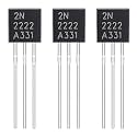 2N2222 2N2222A Amplifier Transistors NPN Silicon Transistor TO-92 60V 800mA (Pack of 200pcs)