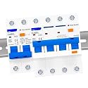 2P C Type AC230V MCB Leakage Protector RCBO Overload Short Circuit Protection Residual Current Circuit Breaker Switch RCCB RCD(40A)